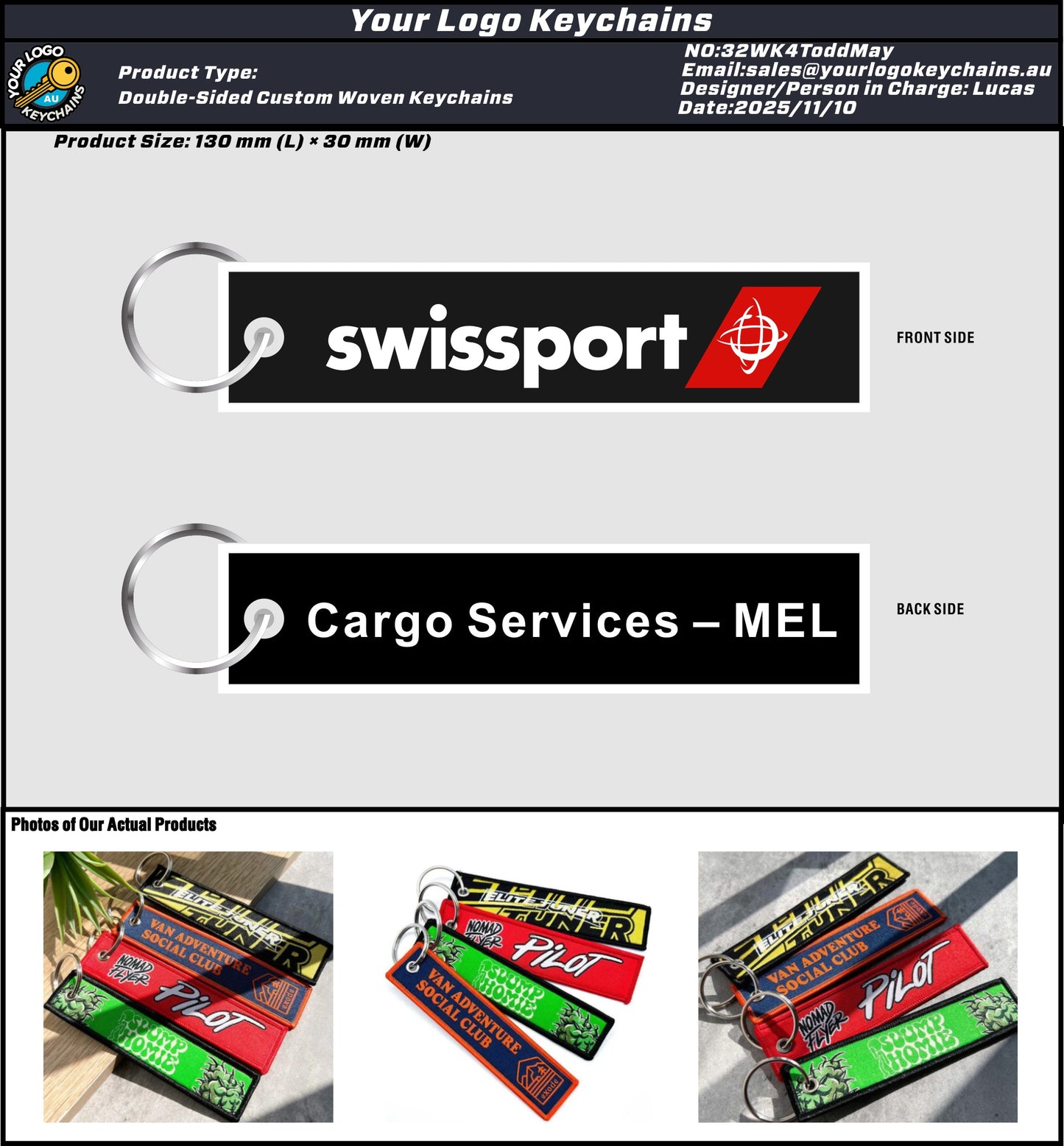 Woven Keychains  32WK4ToddMay 20251113