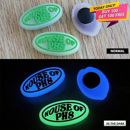 Custom Rubber Croc Charms - Glowing-Besty Promo