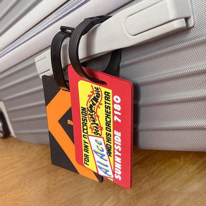 Custom Rectangular 3D Rubber Luggage Tag - Order Online