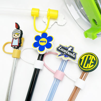 Custom Silicone Straw Toppers - Order Online