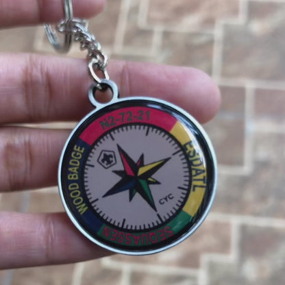 Dual-Sided Doming Metal Keychain - Free Design Proof & Quote