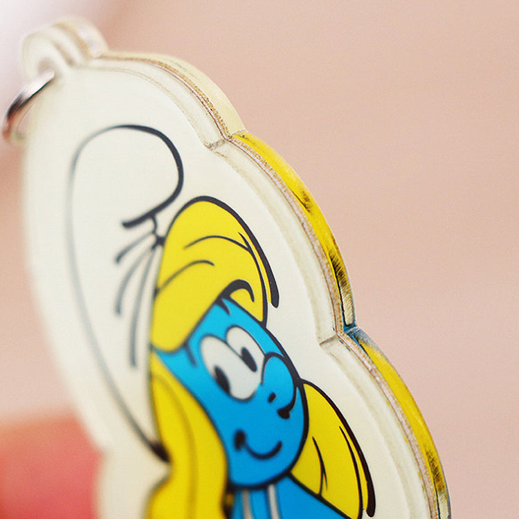 Custom Die-Cut Glow-in-the-Dark Acrylic Keychain