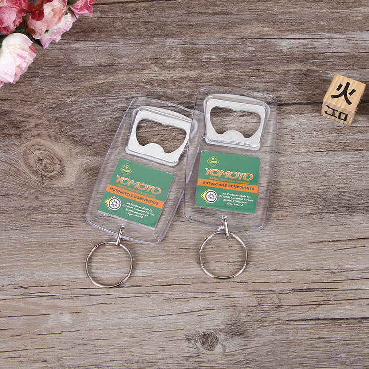 Acrylic Bottle Opener Keychain