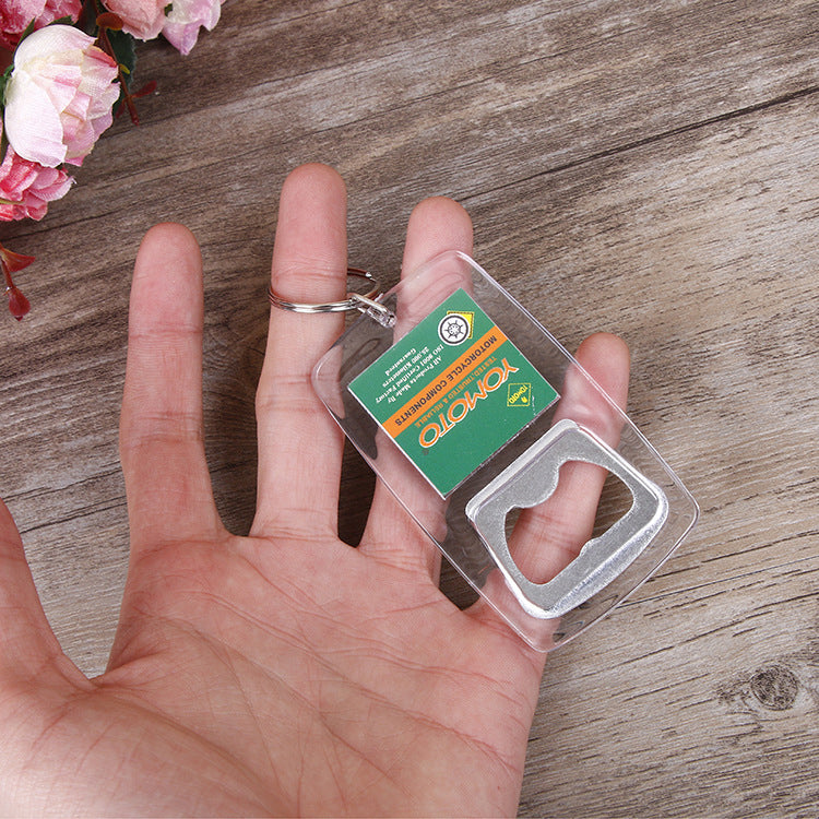 Acrylic Bottle Opener Keychain