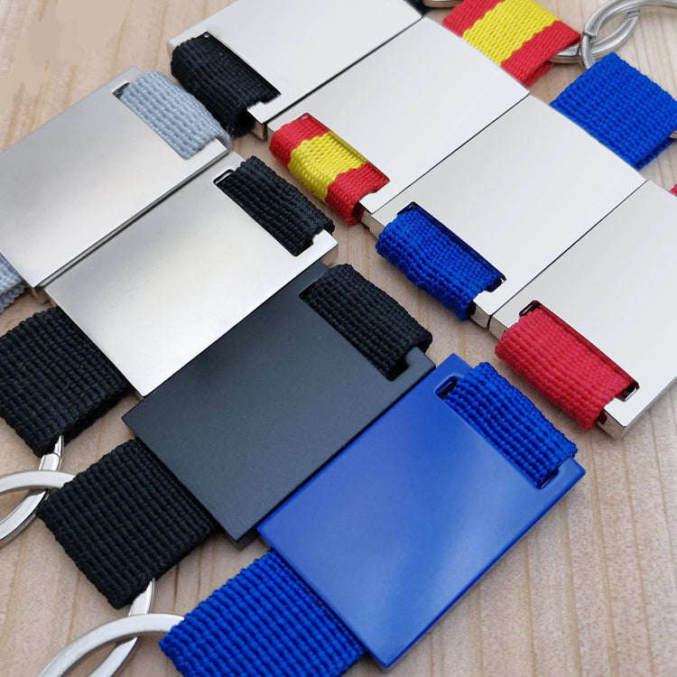 Metal Knitted Lanyard Keychain