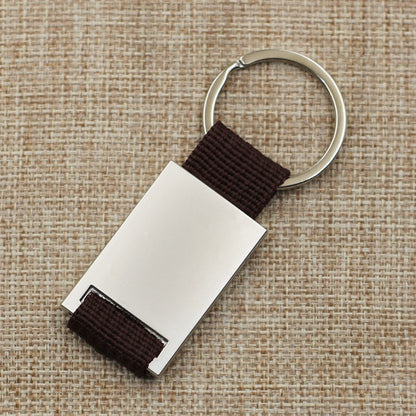 Metal Knitted Lanyard Keychain