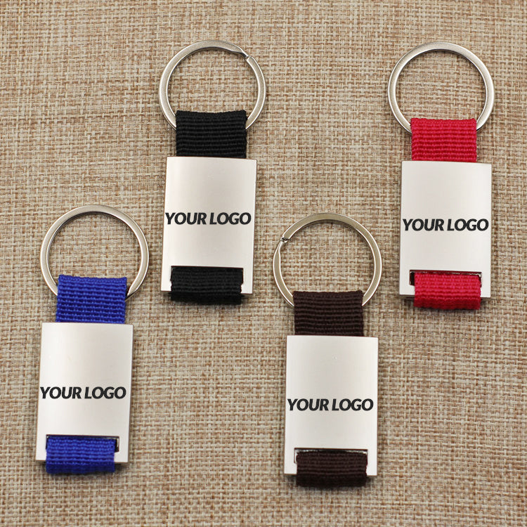 Metal Knitted Lanyard Keychain