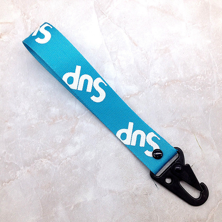 Woven Rectangular Eagle Beak Hook Keychain